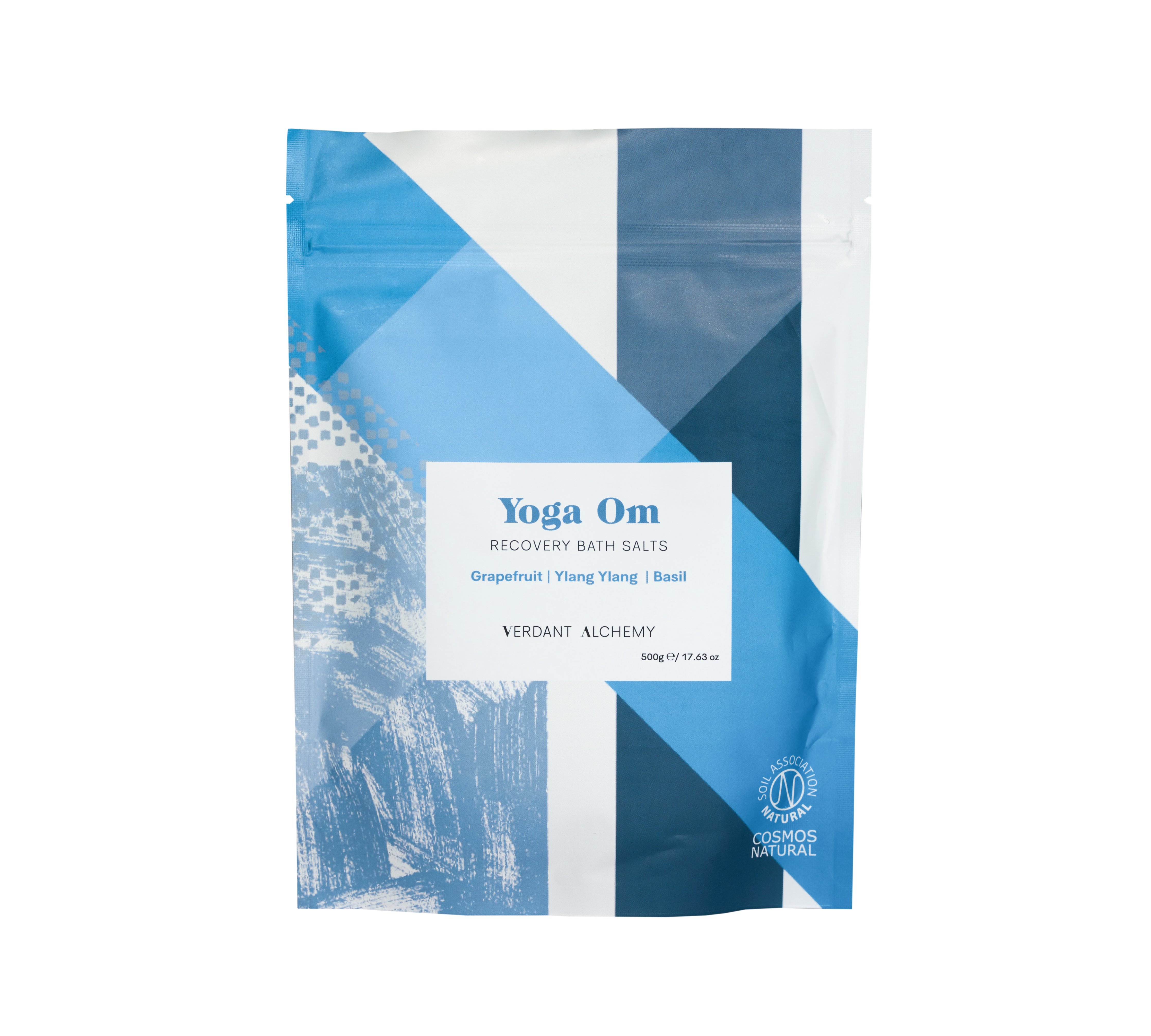 Verdant Alchemy Yoga Om recovery mineral bath salts made with magnesium to help you recover post practice or after exercise